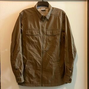 COLUMBIA lightweight zip up shirt sz S